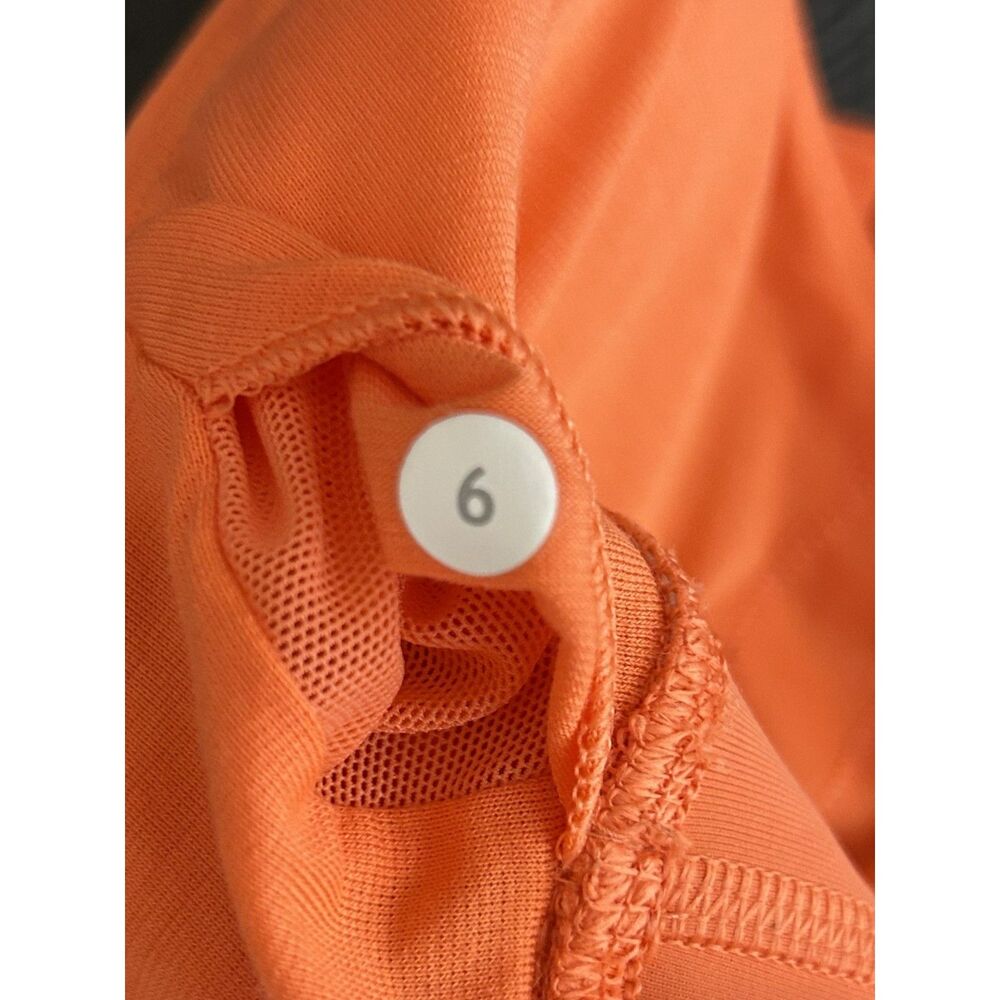 Lululemon Energy Bra Medium Support (B–D Cups) - Orange, Size 6 - Picture 3 of 7
